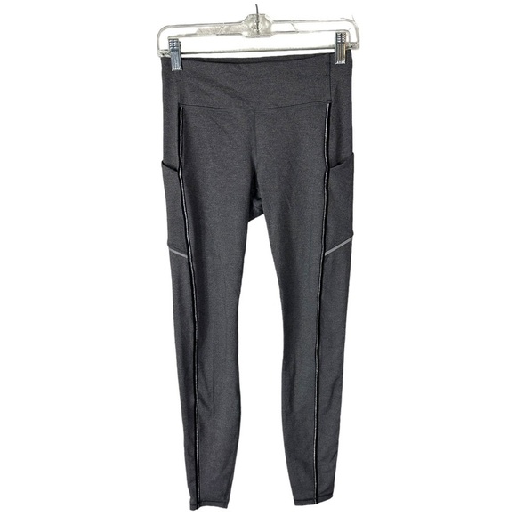 Lululemon Speed Up Tight  Metallic 28" Heathered Black Size 6 - Picture 7 of 7